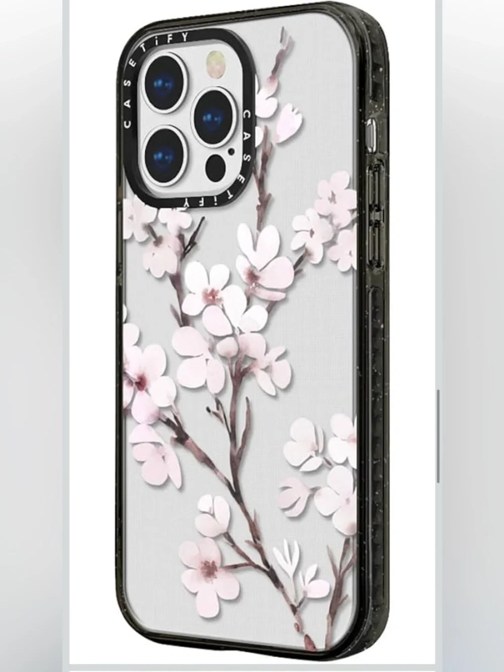 Casetify Floral Cherry Blossom Durable Clear Phone Case for iPhone 15 Pro Max